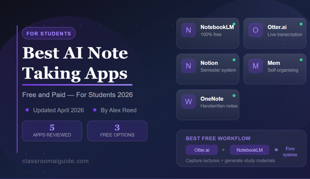 AI note taking apps for students